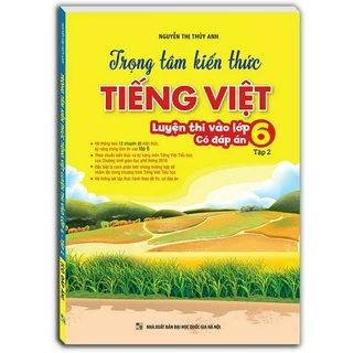 Sách - Trọng tâm kiến thức tiếng việt (luyện thi vào lớp 6) tập 2 (có đáp án)