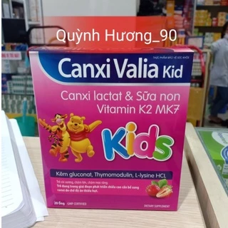 CANXI VALIA KID dạng ống giúp bổ sung canxi cho bé phát triển chiều cao,thể lực