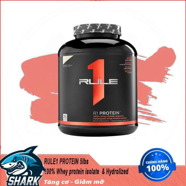 [Free Ship]  Combo Shaker và Sữa Dinh Dưỡng Tăng Cơ RULE 1 Protein 5Lbs (2.3 KG) Chính Hãng Chính Hãng