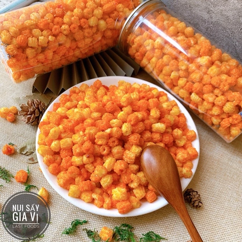 Nui Sen Sấy Bơ Cay Túi Zip 500gr