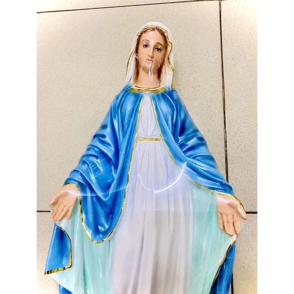 Tượng Công Giáo - Tượng Đức Mẹ Ban Ơn cao 60cm (mẫu cổ phiên bản Ý)