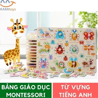 Bảng học có Núm học Tiếng Anh ❤️Và chủ đề khác❤️ Đồ chơi cho bé giáo dục sớm Motessori