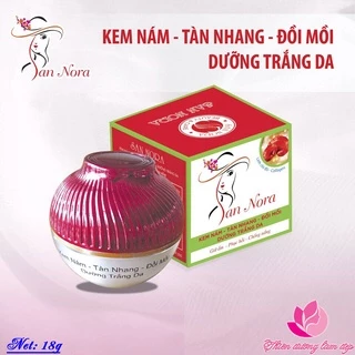 Kem Nám, Tàn nhang, Đồi mồi, Dưỡng trắng da SAN NORA - 18g