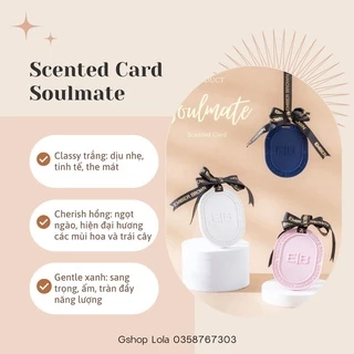 Scented Card - Sáp Thơm Ember Brown với 3 mùi hương nước hoa siêu đỉnh, nhỏ gọn tiện dùng ở mọi nơi