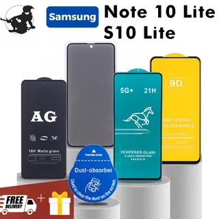 Kính cường lực Samsung Note 10 Lite S10 Lite Full màn hình màn trong suốt chống xước độ bền cao có tặng kèm bộ dán