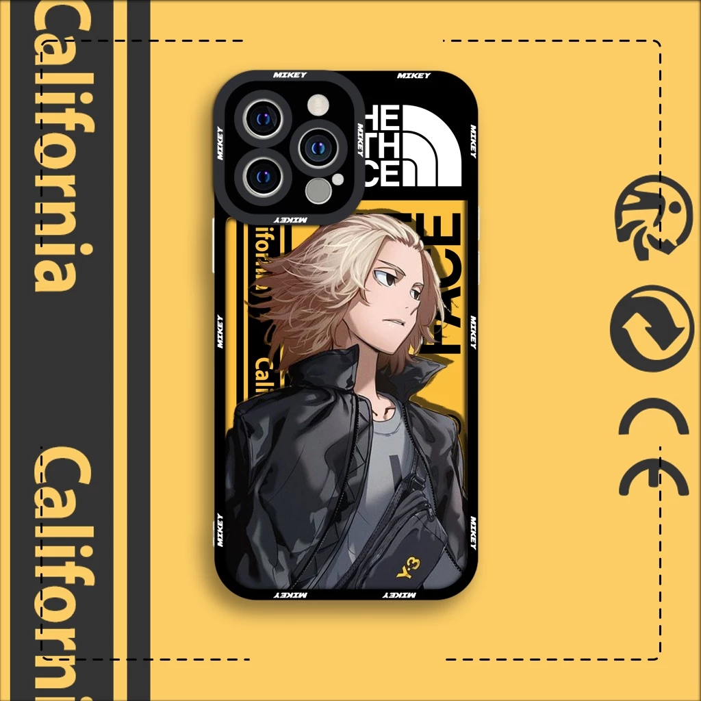 Ốp lưng iphone samsung xiaomi oppo cạnh vuông JM CASE Anime X Sport nhân vật Mikey8plxxs111213promax