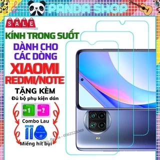 Kính cường lực trong suốt XIAOMI REDMI K20 PRO/K30 PRO/K40 PRO/K40 GAMING/ REDMI/NOTE 7/8/9/9S/10/10S/11/11S/PRO/MAX/5G