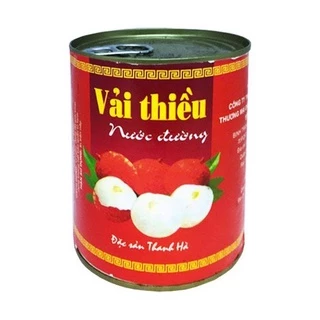 Vải Thiều Ngâm Nước Đường Lon 565g