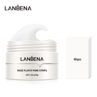 Miếng Dán Lột Mụn Đầu Đen Vùng Mũi Lanbena 30g Tiện Dụng