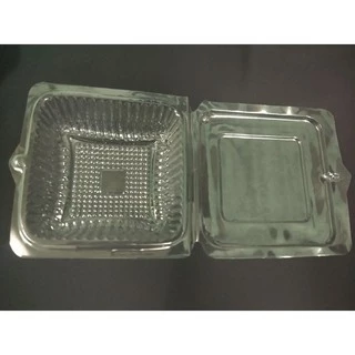 [50c -H52 BẰNG] Hộp nhựa trong suốt đựng bánh trung thu, xôi, bánh bao.- 10 X10X5 CM