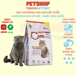 Thức Ăn Hạt Khô Catsrang và các loại hạt tổng hợp dành Cho Mèo Mọi Lứa Tuổi 1 Kg - Thaivucattery