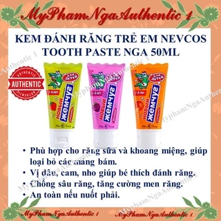 Kem đánh răng trẻ em. (sạch mảng bám, ngăn ngừa sâu răng)