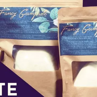 Fancy Gumpaste tạo hình màu trắng 1kg tự khô nhanh