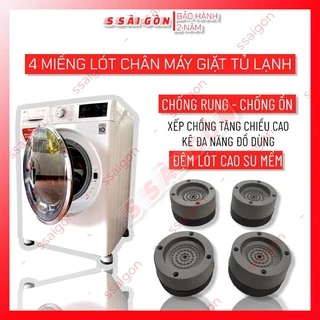 Kệ máy giặt tủ lạnh SET 4 trụ rời - Bảo hành 2 năm