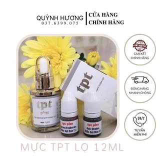 MỰC PHUN XĂM TPT CAO CẤP 12ml HÀNG CHÍNH HÃNG