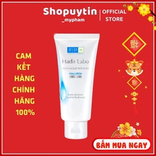 Sửa rửa mặt Hada labo dưỡng ẩm màu trắng 80g