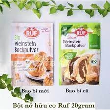 Bột nở hữu cơ Ruf / Biovegan