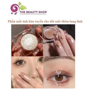 Phấn Mắt 1 Ô Ánh Nhũ Kim Tuyến Lung Linh, Lấp Lánh Cho Đôi Mắt Trong Veo Geaimet Eye Shadow - Hàng nội địa Trung