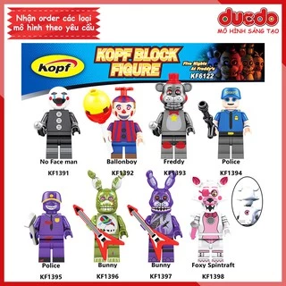 Minifigures các nhân vật trong game Five Nights at Freddy's - Đồ Chơi Lắp Ghép Xếp Hình Mini Mô hình Kopf KF 6122