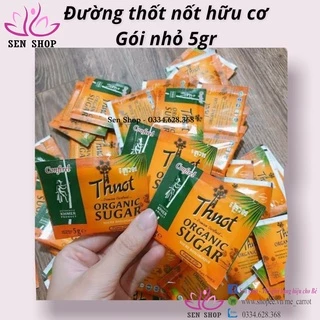 Đường thốt nốt hữu cơ - Gói nhỏ 5gr