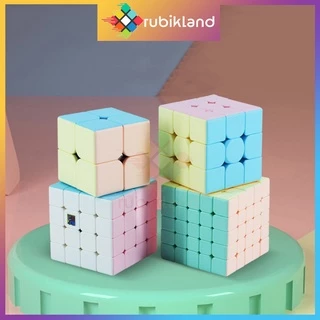 [Bộ Sưu Tập] Rubik MoYu Macaron 2x2 3x3 4x4 5x5 Pyraminx Rubic Biến Thể Stickerless Đồ Chơi Trí Tuệ