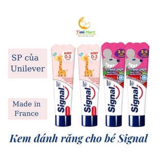 Kem đánh răng Signal Pháp cho bé từ 0-6 tuổi