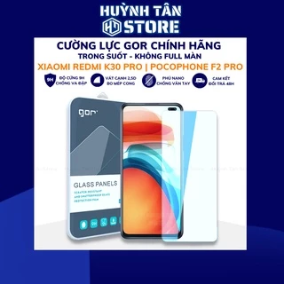 Cường lực k30 pro redmi poco f2 pro trong suốt KHÔNG FULL MÀN chống bám vân tay chính hãng GOR phụ kiện huỳnh tân store