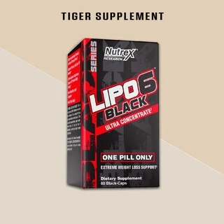 Nutrex RESEARCH Viên hỗ trợ đốt mỡ Lipo 6 Black Nutrex - Đốt Mỡ Giảm Cân, Kiểm Soát Thèm Ăn (60 viên)