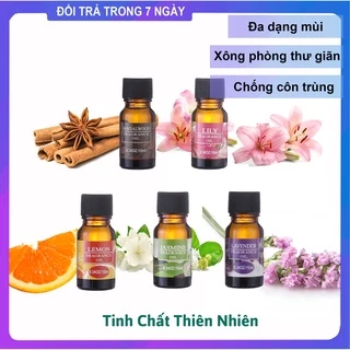 Tinh Dầu Thơm Thiên Nhiên 10 ml Tỏa Hương Thơm Phòng Khử Mùi Đuổi Muỗi , Chống Côn Trùng