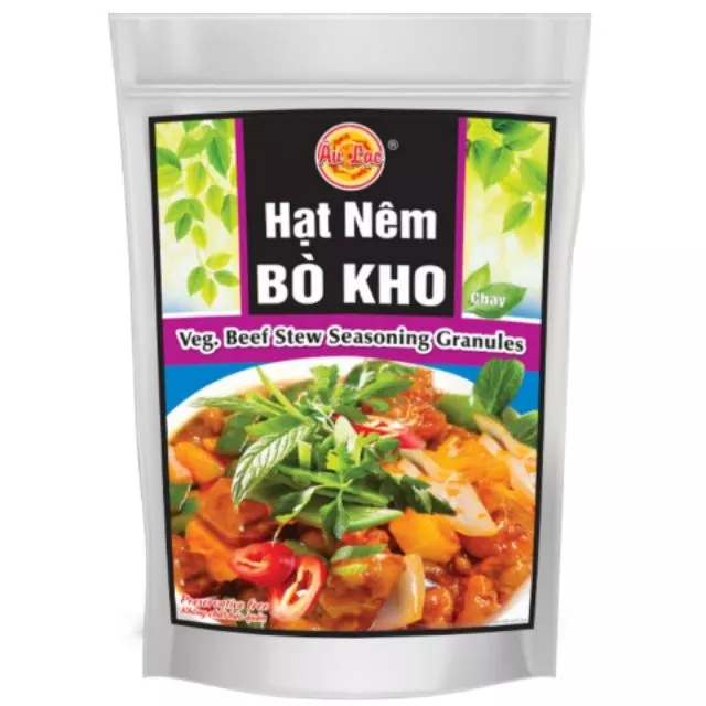 Hạt nêm bò kho chay Âu Lạc gói 90g