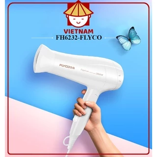 Máy sấy tóc Flyco FH6231, 2 Chiều Nóng Lạnh, Công suất 2000W lớn dùng cho salon tóc, Hộ gia đình