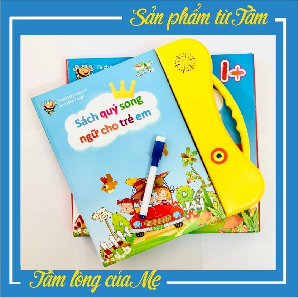 Đồ Chơi Sách Điện Tử Học Song Ngữ Tiếng Anh Hãng Thanh Nga - Mẫu Mới Nhất