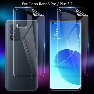 Phim Hydrogel Siêu Mỏng Cho Oppo Reno6 Reno 6 Pro Plus 5G TPU Mềm Mặt Trước Full Cover Bảo Vệ Màn Hình Phim Bảo Vệ Trong Suốt (Không Phải Kính Cường Lực)