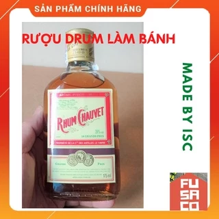 Nguyên liệu làm bánh hương rum/rum làm bánh hiệu CHAUVET - Chai nhỏ 175ml