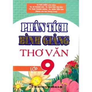 Sách - Phân tích Bình giảng Thơ văn lớp 9