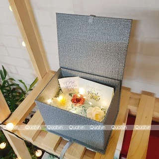 (15x15x21cm) Hộp Quà Sinh Nhật, Hộp Quà Tặng Valentine, Hộp Quà Handmade