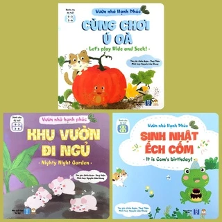 Sách cho bé - Vườn nhà hạnh phúc - Dòng sách đọc to Lionbooks (Combo, lẻ tùy chọn)
