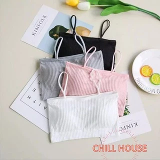 CỰC HOT-Áo Bra 2 dây Thun Tăm mã 809 - CHILLHOUSE