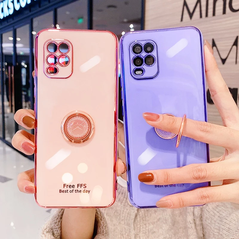 Ốp điện thoại mềm chống sốc nhẹ có giá đỡ cho redmi note 9 9 pro note 8 8 pro note 7 k20 k30 k30 pro
