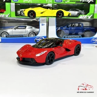 Xe mô hình sắt siêu xe Ferrari LaFerrari tỉ lệ 1:22 hãng Jiaye 2 màu