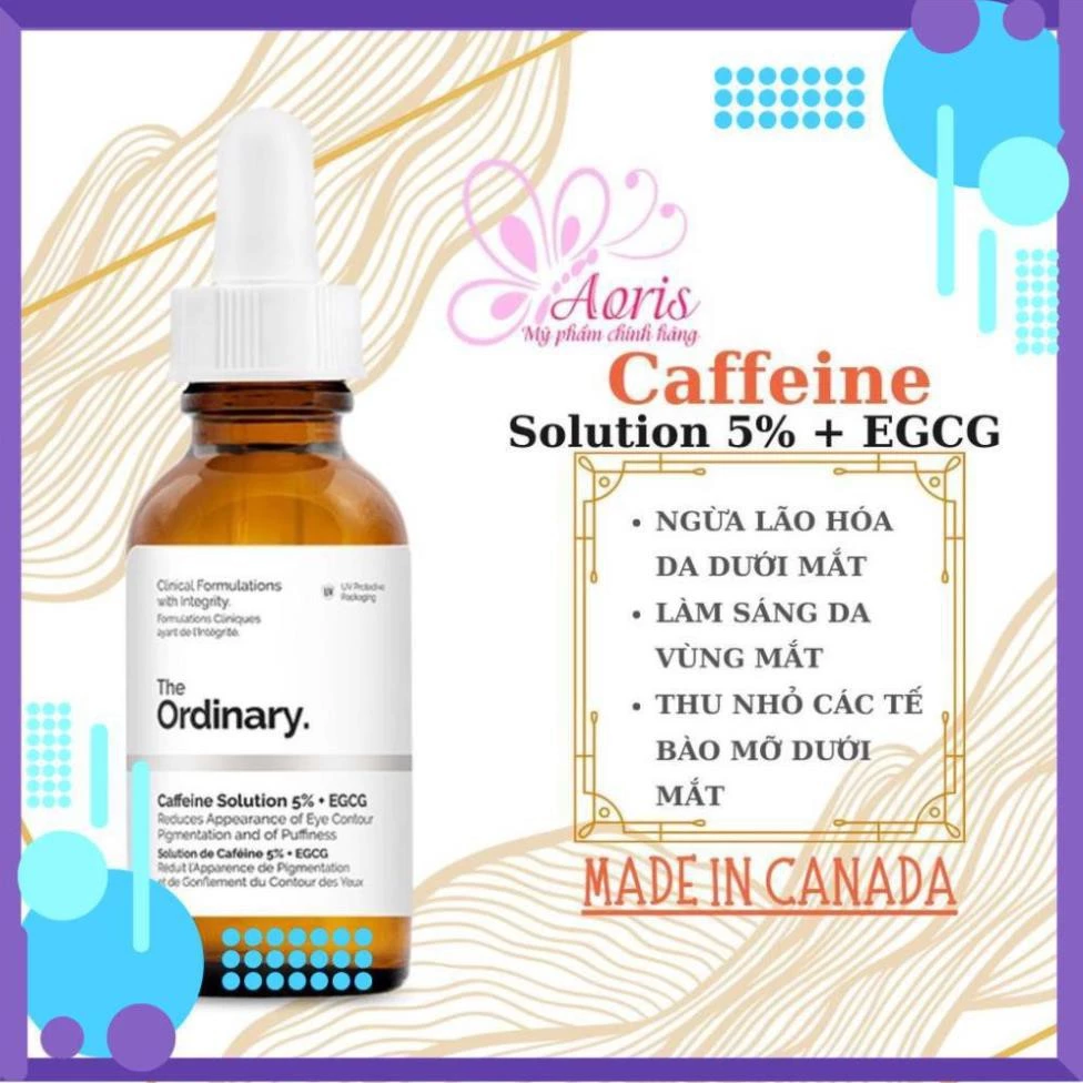 [Auth- Full Bill]The Ordinary - Caffeine Solution 5% + EGCG - Serum Quầng Thâm Mắt