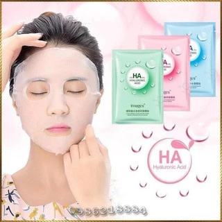 Mặt nạ giấy HA Images Bioaqua dưỡng trắng da mụn cấp ẩm thải độc HAI3