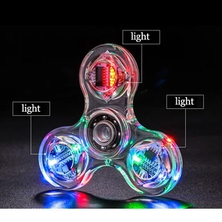 1 Con Quay Đồ Chơi Fidget Spinner ĐèN Led GiúP GiảM Stress Cho Trẻ Em / NgườI LớN