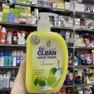 Sữa rửa tay diệt khuẩn dưỡng da Dr Clean 500ml hương chanh