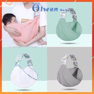 XẢ KHO 90K Đai Địu Cho Bé Sơ Sinh Trẻ Em Nhiều Tư Thế Phía Trước Ngang Hông Dạng Lưới Cotton Thoáng Khí Gọn Gàng An Toàn