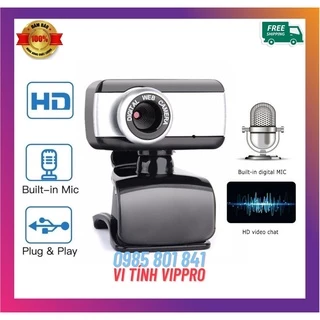 Webcam kẹp có mic HD cho PC và Laptop