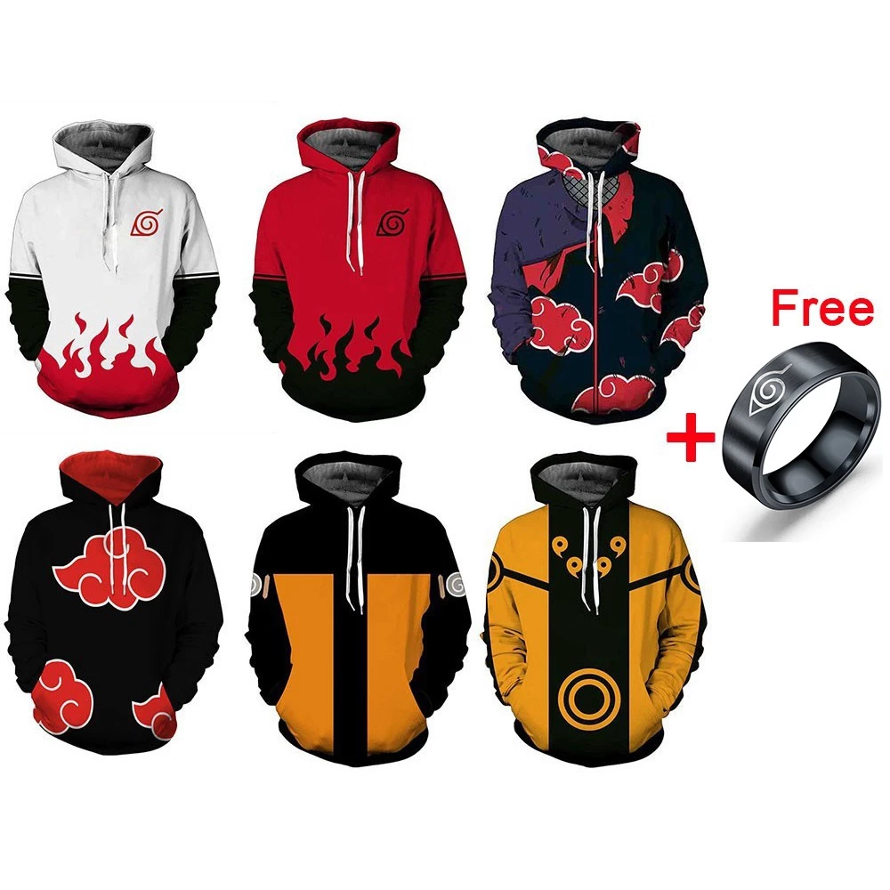 Áo Hoodie cho nam in hình Anime Naruto uchiha itachi thời trang cá tính