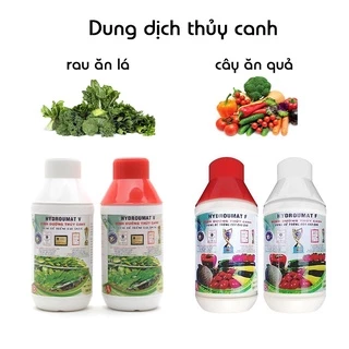 Dung dịch dinh dưỡng thủy canh HydroUmat / HydroLindo (1 cặp lít ~ 2 chai 500ml) | Thủy Canh Cần Thơ