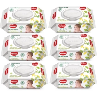 Combo 6 gói Khăn ướt Huggies 64 tờ