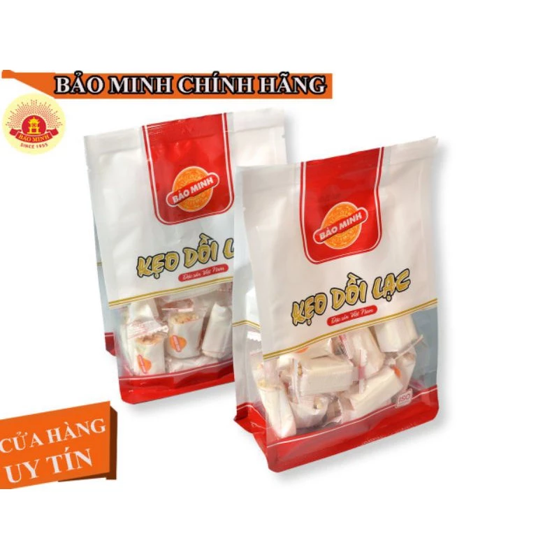 Kẹo dồi lạc Bảo Minh- kẹo tuổi thơ